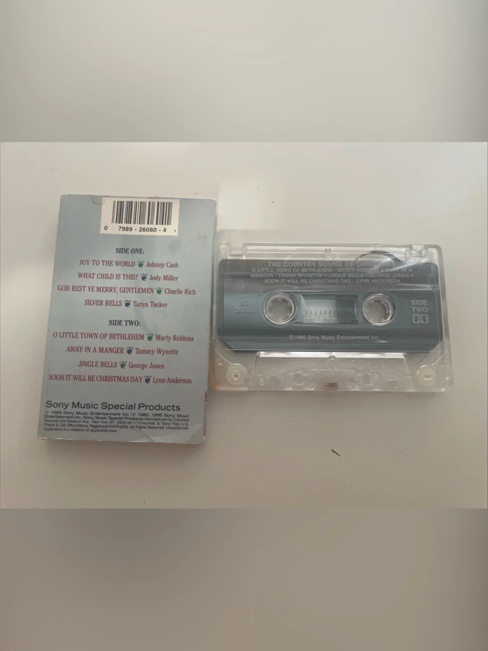 Country Sound Of Christmas Cassette Vintage Holiday Cassette Tape